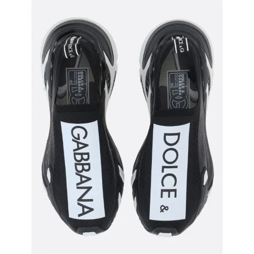 Sneakers DOLCE & GABBANA, Sorrento Stretch Knit, Negru