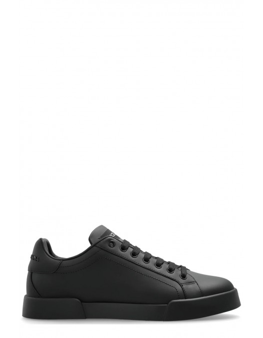 SNEAKERS DOLCE & GABBANA, Portofino Design, Simple, Full Black - CK2330A106580999 SNEAKERS DOLCE & GABBANA, Portofino Design, Simple, Full Black - CK2330A106580999