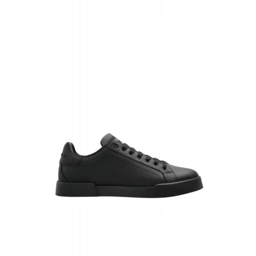 SNEAKERS DOLCE & GABBANA, Portofino Design, Simple, Full  Black