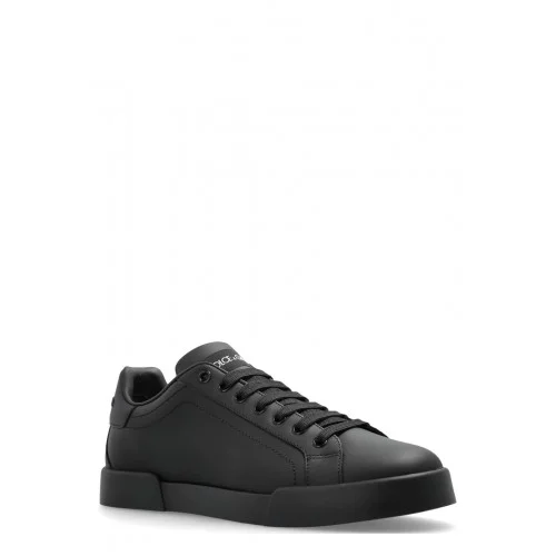 SNEAKERS DOLCE & GABBANA, Portofino Design, Simple, Full  Black