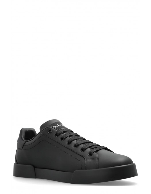 SNEAKERS DOLCE & GABBANA, Portofino Design, Simple, Full Black - CK2330A106580999 SNEAKERS DOLCE & GABBANA, Portofino Design, Simple, Full Black - CK2330A106580999