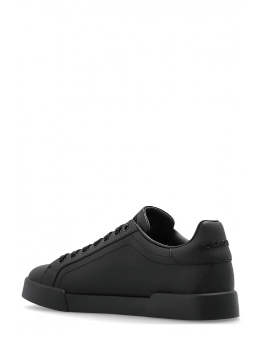 SNEAKERS DOLCE & GABBANA, Portofino Design, Simple, Full Black - CK2330A106580999 SNEAKERS DOLCE & GABBANA, Portofino Design, Simple, Full Black - CK2330A106580999