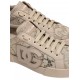 SNEAKERS DOLCE & GABBANA, Portofino Design, Lace Details, Sand Beige - CK2343AI4468L725