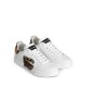 Sneakers DOLCE & GABBANA, logo-patch sneakers, leopard print - CK2395A02258S543