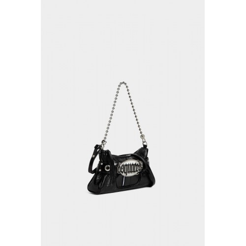 Geanta Dsquared2, Ghotic Clutch Black Geanta Dsquared2, Ghotic Clutch Black