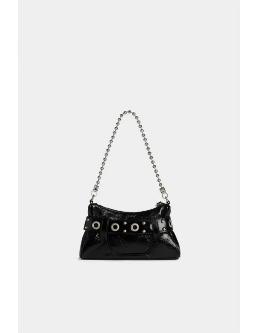 Geanta Dsquared2, Ghotic Clutch Black - CLW0031015000012124 Geanta Dsquared2, Ghotic Clutch Black - CLW0031015000012124