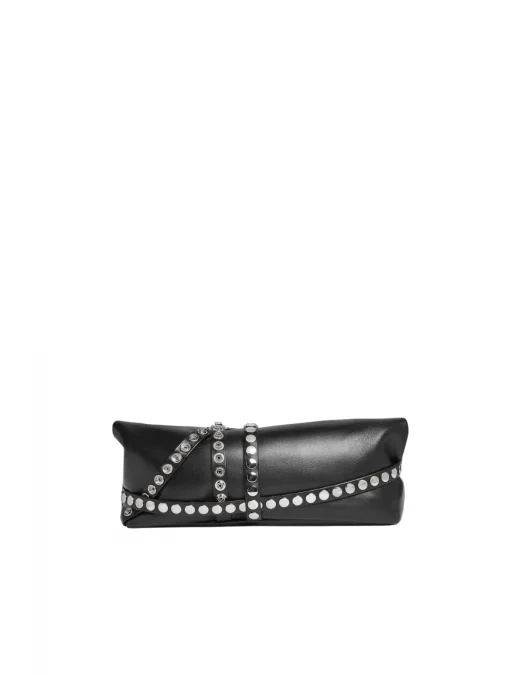 Geanta DSQUARED2, Allover Studs Clutch, Black - CLW0041189083012124UNI