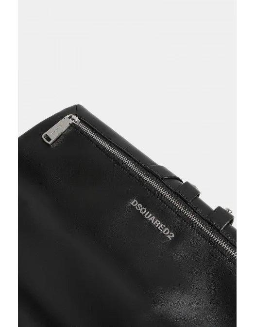 Geanta DSQUARED2, Allover Studs Clutch, Black - CLW0041189083012124UNI