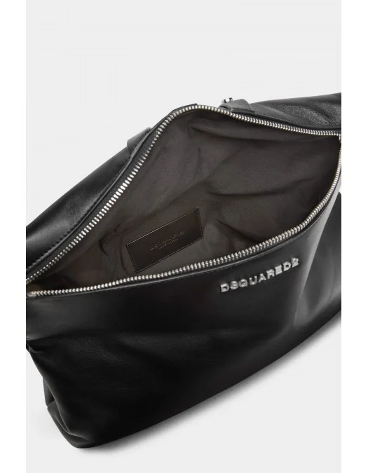 Geanta DSQUARED2, Allover Studs Clutch, Black - CLW0041189083012124UNI