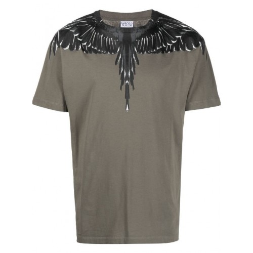 Tricou Marcelo Burlon, Count Of Milan, Kaki Tricou Marcelo Burlon, Count Of Milan, Kaki