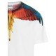 Tricou Marcelo Burlon, Wings Multicolor, White - CMAA018S22JER0010125