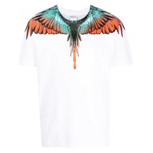 Tricou MARCELO BURLON, Multicolor Wings CMAA018S23JER0010120