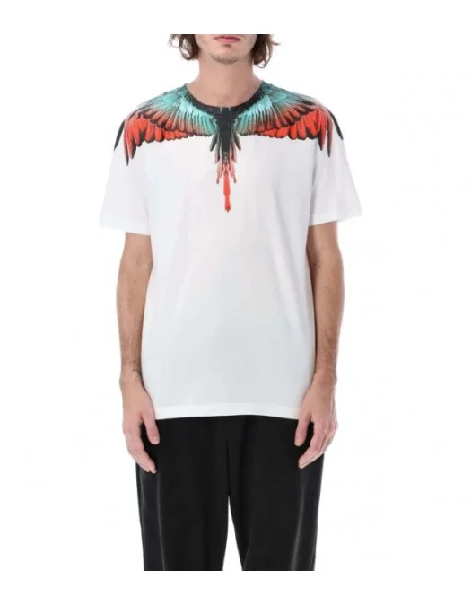 Tricou MARCELO BURLON, Multicolor Wings CMAA018S23JER0010120 - CMAA018S23JER0010120