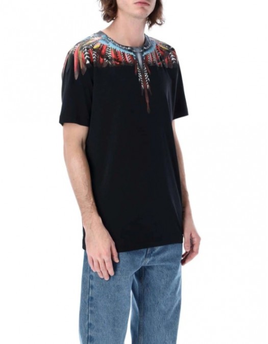 Tricou MARCELO BURLON, Grizzly Wings CMAA018S23JER0021025 - CMAA018S23JER0021025