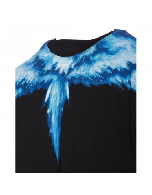Tricou MARCELO BURLON, Blue Wings, CMAA054S24JER0021045 - CMAA054S24JER0021045 Tricou MARCELO BURLON, Blue Wings, CMAA054S24JER0021045 - CMAA054S24JER0021045