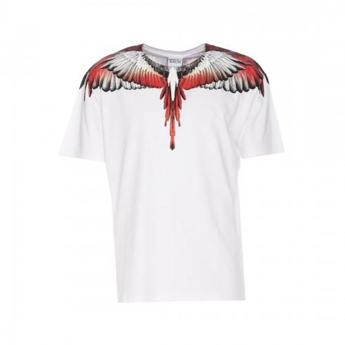 Tricou Marcelo Burlon, Multicolor Wings, CMAA056S24JER0010125 Tricou Marcelo Burlon, Multicolor Wings, CMAA056S24JER0010125