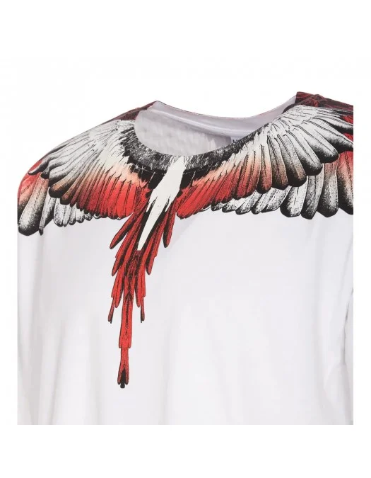 Tricou Marcelo Burlon, Multicolor Wings, CMAA056S24JER0010125 - CMAA056S24JER0010125