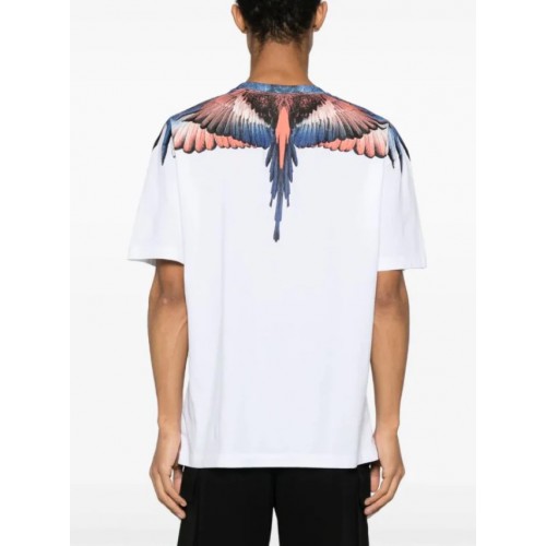 Tricou Marcelo Burlon, Multicolor Wings, CMAA056S24JER0010126 Tricou Marcelo Burlon, Multicolor Wings, CMAA056S24JER0010126