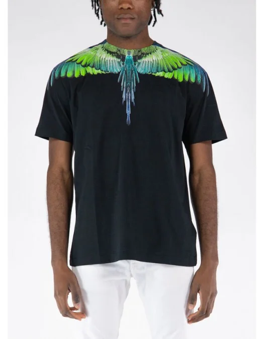 Tricou Marcelo Burlon, Multicolor Wings, CMAA056S24JER0011050 - CMAA056S24JER0011050