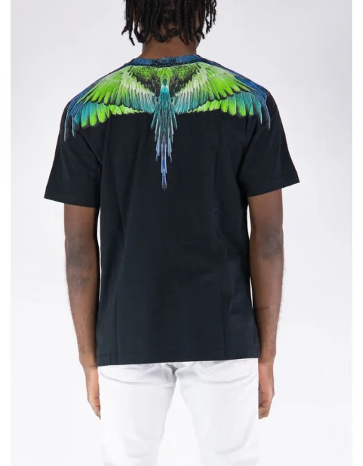 Tricou Marcelo Burlon, Multicolor Wings, CMAA056S24JER0011050 - CMAA056S24JER0011050