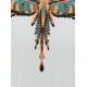 Tricou Marcelo Burlon, Multicolor Wings, Alb - CMAA056S24JER0020120