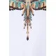 Tricou Marcelo Burlon, Multicolor Wings, Alb - CMAA056S24JER0020120