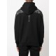 Hanorac Marcelo Burlon, White Wings Insert, Black - CMBB007C99FLE0011060