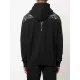 Hanorac Marcelo Burlon, White Wings Insert, Black - CMBB007C99FLE0011060