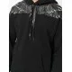 Hanorac Marcelo Burlon, White Wings Insert, Black - CMBB007C99FLE0011060