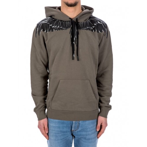 Hanorac Marcelo Burlon, County Of Milan, Kaki Hanorac Marcelo Burlon, County Of Milan, Kaki