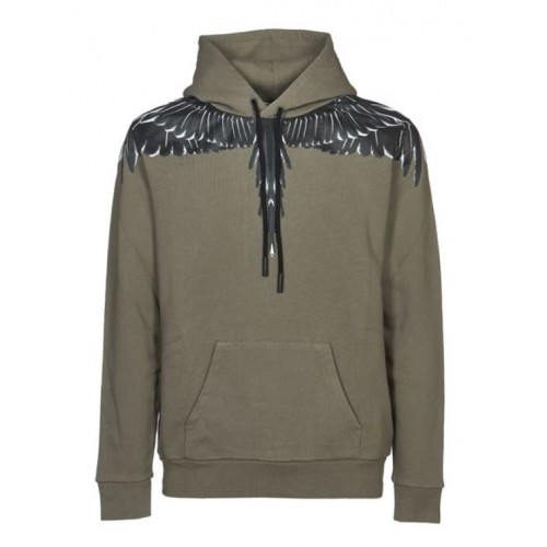 Hanorac Marcelo Burlon, County Of Milan, Kaki Hanorac Marcelo Burlon, County Of Milan, Kaki