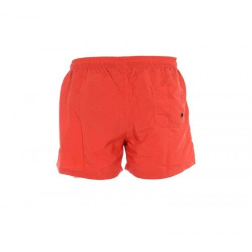 Short MARCELO BURLON, Insertie logo, Rosu