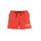 Short MARCELO BURLON, Insertie logo, Rosu