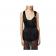 TOP ELISABETTA FRANCHI, Tank Top, Jewelled Logo, Black - CN00151E3110 TOP ELISABETTA FRANCHI, Tank Top, Jewelled Logo, Black - CN00151E3110