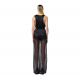 TOP ELISABETTA FRANCHI, Tank Top, Jewelled Logo, Black - CN00151E3110 TOP ELISABETTA FRANCHI, Tank Top, Jewelled Logo, Black - CN00151E3110