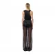 TOP ELISABETTA FRANCHI, Tank Top, Jewelled Logo, Black - CN00151E3110 TOP ELISABETTA FRANCHI, Tank Top, Jewelled Logo, Black - CN00151E3110