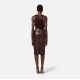 TOP ELISABETTA FRANCHI, Tank Top, Jewelled Logo, Brown Choco - CN00151E3644 TOP ELISABETTA FRANCHI, Tank Top, Jewelled Logo, Brown Choco - CN00151E3644