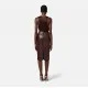 TOP ELISABETTA FRANCHI, Tank Top, Jewelled Logo, Brown Choco - CN00151E3644 TOP ELISABETTA FRANCHI, Tank Top, Jewelled Logo, Brown Choco - CN00151E3644