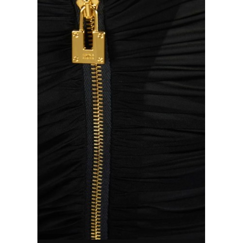 Top ELISABETTA FRANCHI, one-shoulder zip top