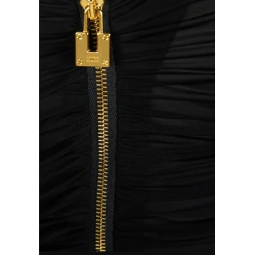 Top ELISABETTA FRANCHI, one-shoulder zip top