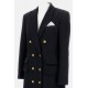 PALTON ELISABETTA FRANCHI, Lana virgina, double-breasted coat, Negru - CP00258E2110 PALTON ELISABETTA FRANCHI, Lana virgina, double-breasted coat, Negru - CP00258E2110