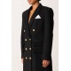 PALTON ELISABETTA FRANCHI, Lana virgina, double-breasted coat, Negru - CP00258E2110 PALTON ELISABETTA FRANCHI, Lana virgina, double-breasted coat, Negru - CP00258E2110