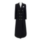 PALTON ELISABETTA FRANCHI, Lana virgina, double-breasted coat, Negru - CP00258E2110 PALTON ELISABETTA FRANCHI, Lana virgina, double-breasted coat, Negru - CP00258E2110