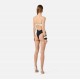 Costum de baie ELISABETTA FRANCHI, Lycra swimsuit with logo - CS02M61E2309