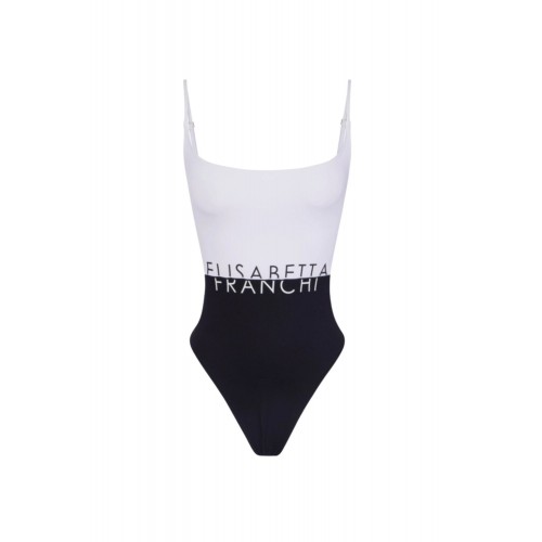 Costum de baie ELISABETTA FRANCHI, Lycra swimsuit with logo
