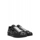 SNEAKERS DOLCE & GABBANA , Graffiti Printed Low-Top, New Tech leather, Black - CS1760AZ2688T724