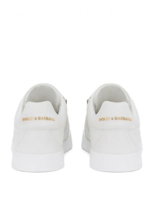 Sneakers DOLCE & GABBANA, Portofino Gold Logo - CS1761AB94080001