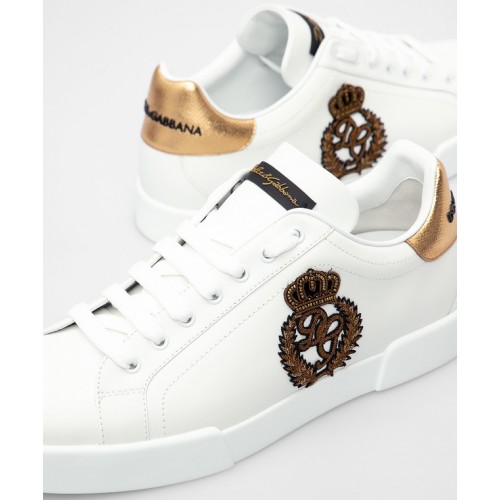 SNEAKERS DOLCE & GABBANA  CS17618I047, Portofino, White SNEAKERS DOLCE & GABBANA  CS17618I047, Portofino, White