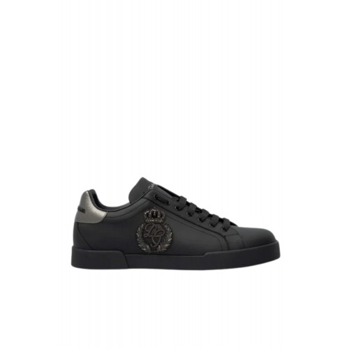 SNEAKERS DOLCE & GABBANA, CS1761AH1648B979 Portofino, Black SNEAKERS DOLCE & GABBANA, CS1761AH1648B979 Portofino, Black