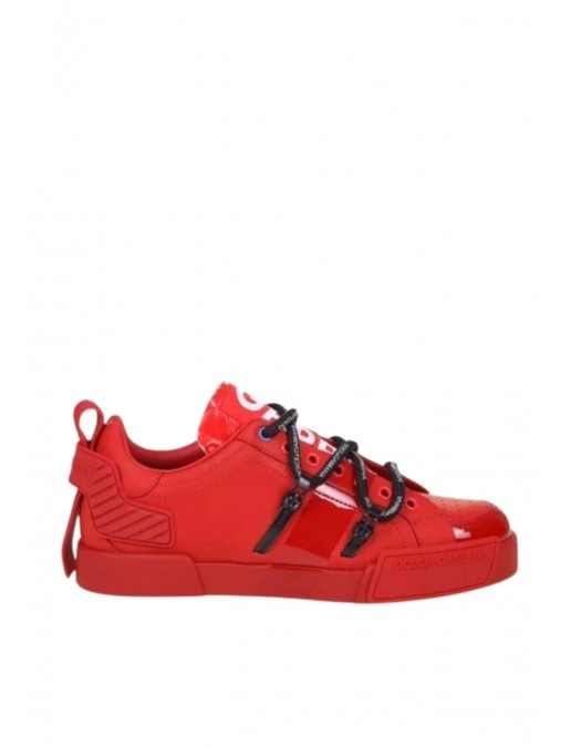 Sneakers Dolce & Gabbana, Portofino, Red - CS1783AJ98689689 Sneakers Dolce & Gabbana, Portofino, Red - CS1783AJ98689689